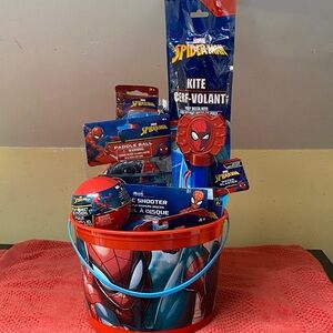 Spider-Man Kids Gift Easter 15 Pcs Bucket New